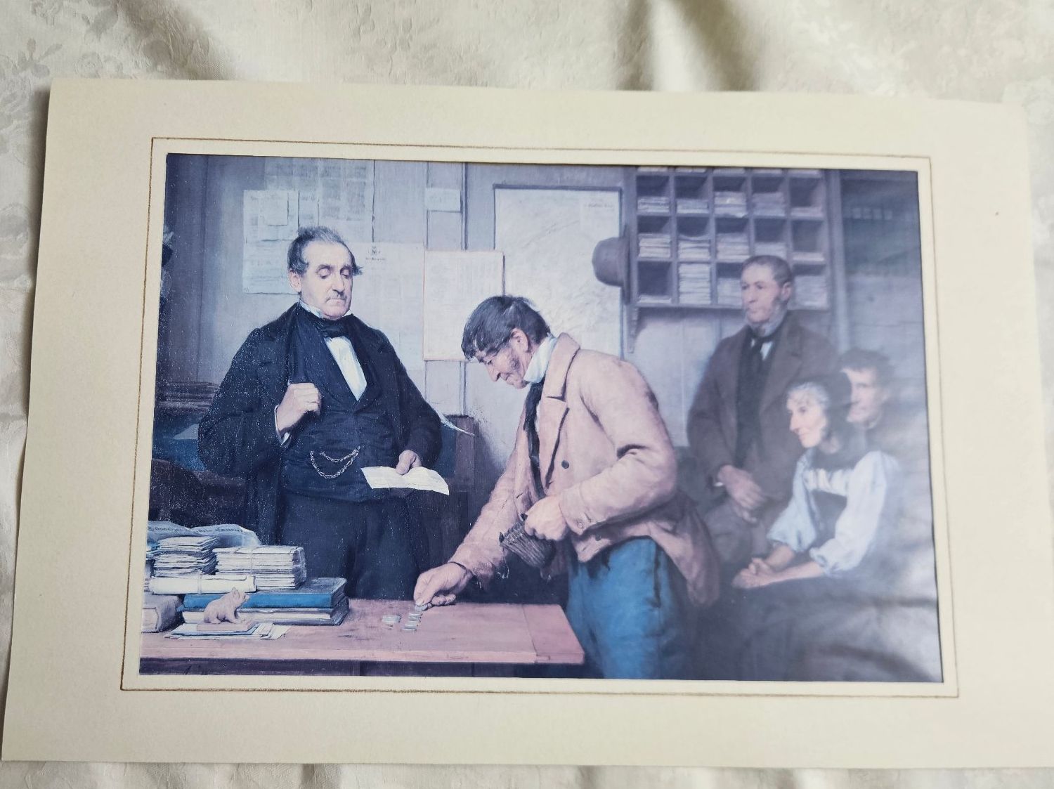 Foto & Immagini: Der Zinstag von Albert Anker, 1871 – Usato da Teufenthal AG venduto da boebe071 2
