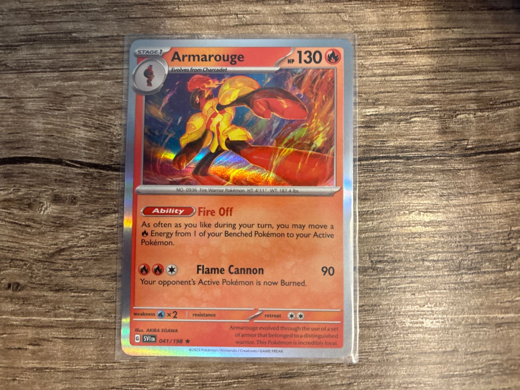 Pokémon Sammelbilder & Trading cards: Armarouge SVI EN NM – Neu (gemäss Beschreibung) aus Frutigen von swissTCGworld