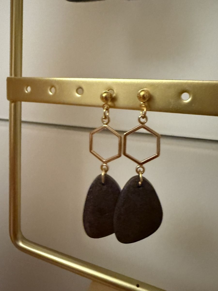Orecchini pendenti & Orecchini a lobo: Handgemachte -Ohrringe aus Resin  – Nuovo e nell'imballaggio originale da Dübendorf venduto da Carlavega6 1