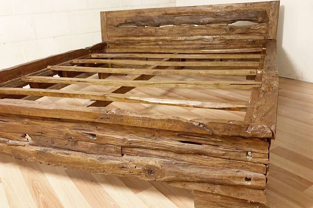 Letti: Einmaliges massives Teakholz Bett – Usato da Ballwil venduto da ClassicGallery 5