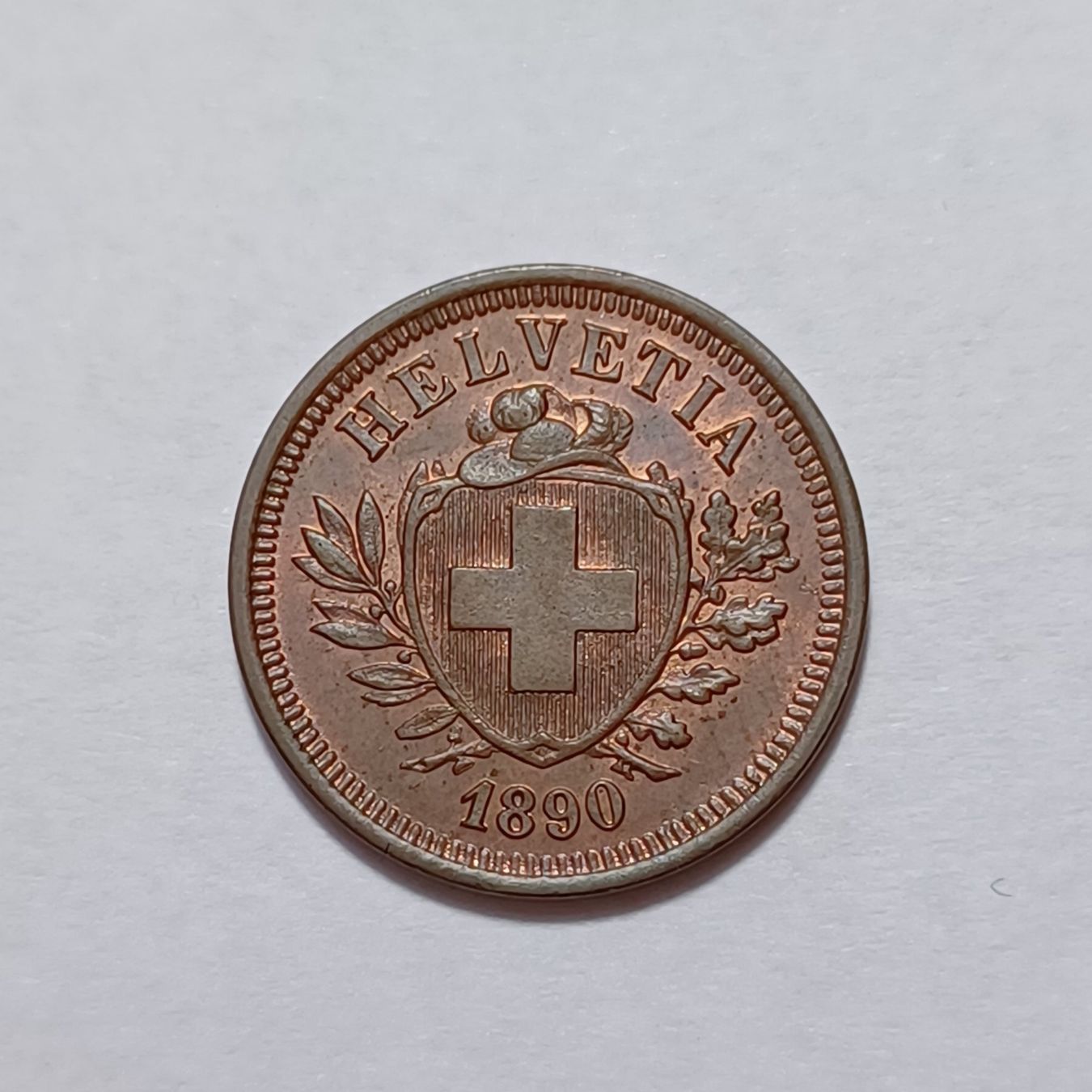 Tutti le monete: 1 Rappen 1890 unz-stgl – Nuovo (secondo la descrizione) da Pfäffikon ZH venduto da Schweizer_Muenzen