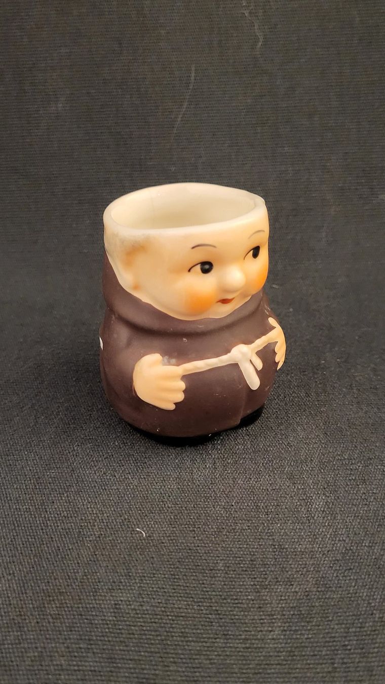 Hummel Figuren: FRIAR TUCK Zündholz-Behälter "Goebel" – Gebraucht aus Basel von spinne02