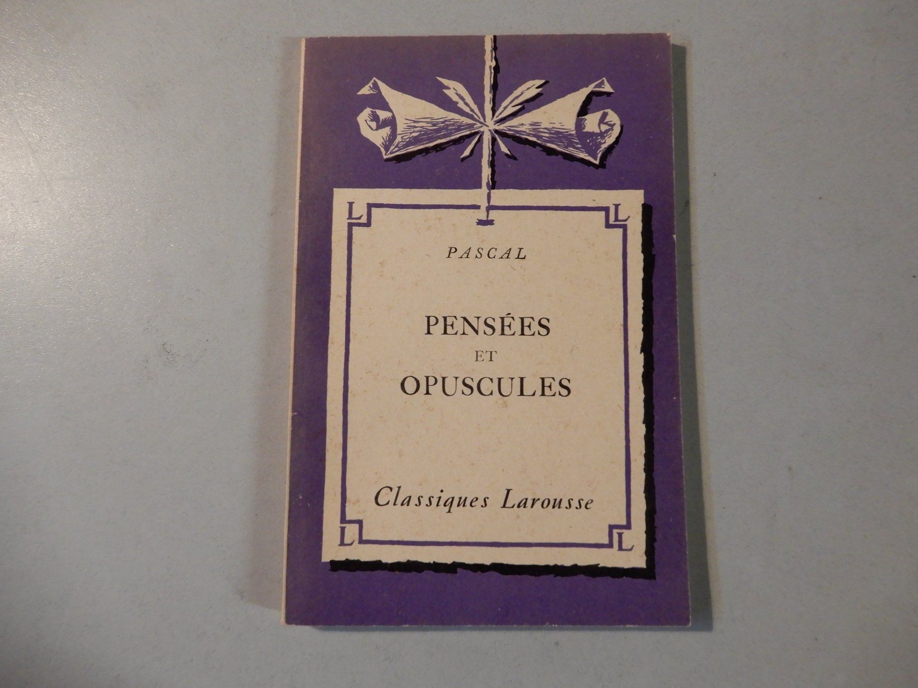 Libri: Pascal - Pensées et Opuscules - Klassiker – Usato da Erstfeld venduto da Mario_boe0
