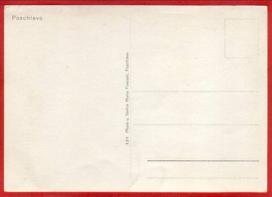 Cartoline postali: POSCHIAVO, GROSSFORMAT – Usato da Grüningen venduto da Kartenlaube 1