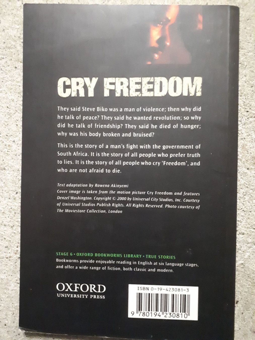Libri: John Briley Cry Freedom – Usato da Basel venduto da Alacant 2