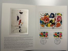 Jean Tinguely, 8 tolle Belege, inkl. Centre Pompidou num.