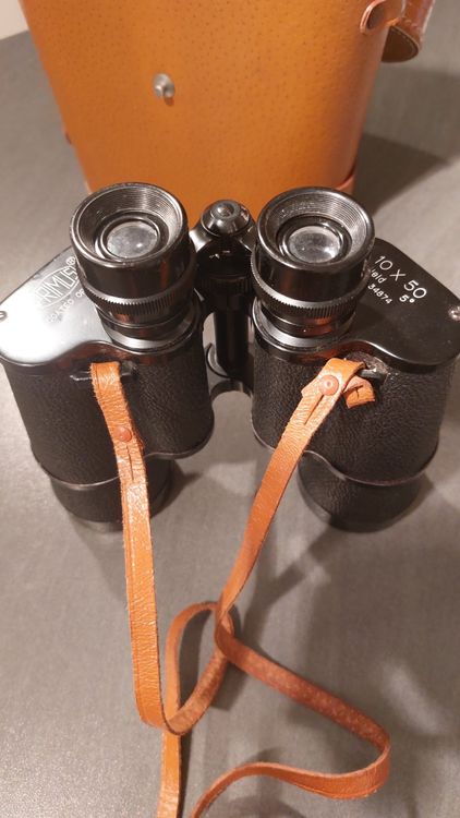 Jumelles Vintage Research Optical Company – Grand Angle 7x35, Avec étui, Modèle 59198