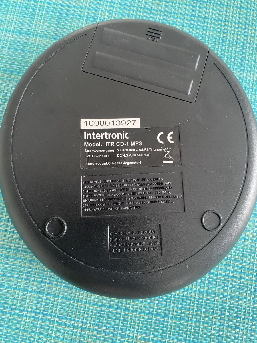 Lettore multimediale portatile: CD Player MP3 Discman – Usato da Brugg AG venduto da Honeybee6 8