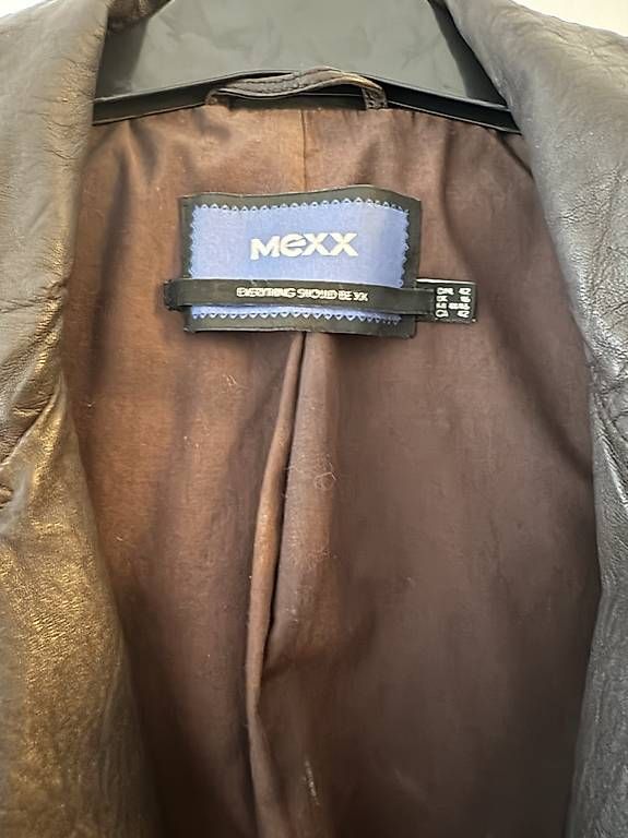 Mexx Jacken: Leather Jacket Mexx - Lederjacke in Dunkelbraun – Gebraucht aus Zürich von Nast_a 2