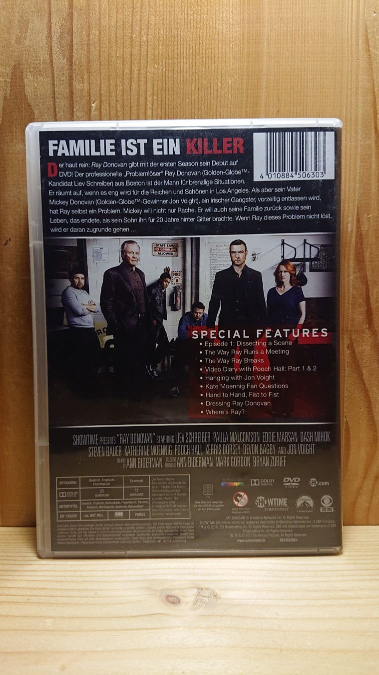 Tutti i DVDs: RAY DONOVAN Staffel 1 auf DVD – Usato da Wilderswil venduto da Exebub 1