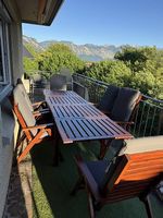 Garten-Sitzgruppe mit Tisch mit 6 verstellb. Stühlen