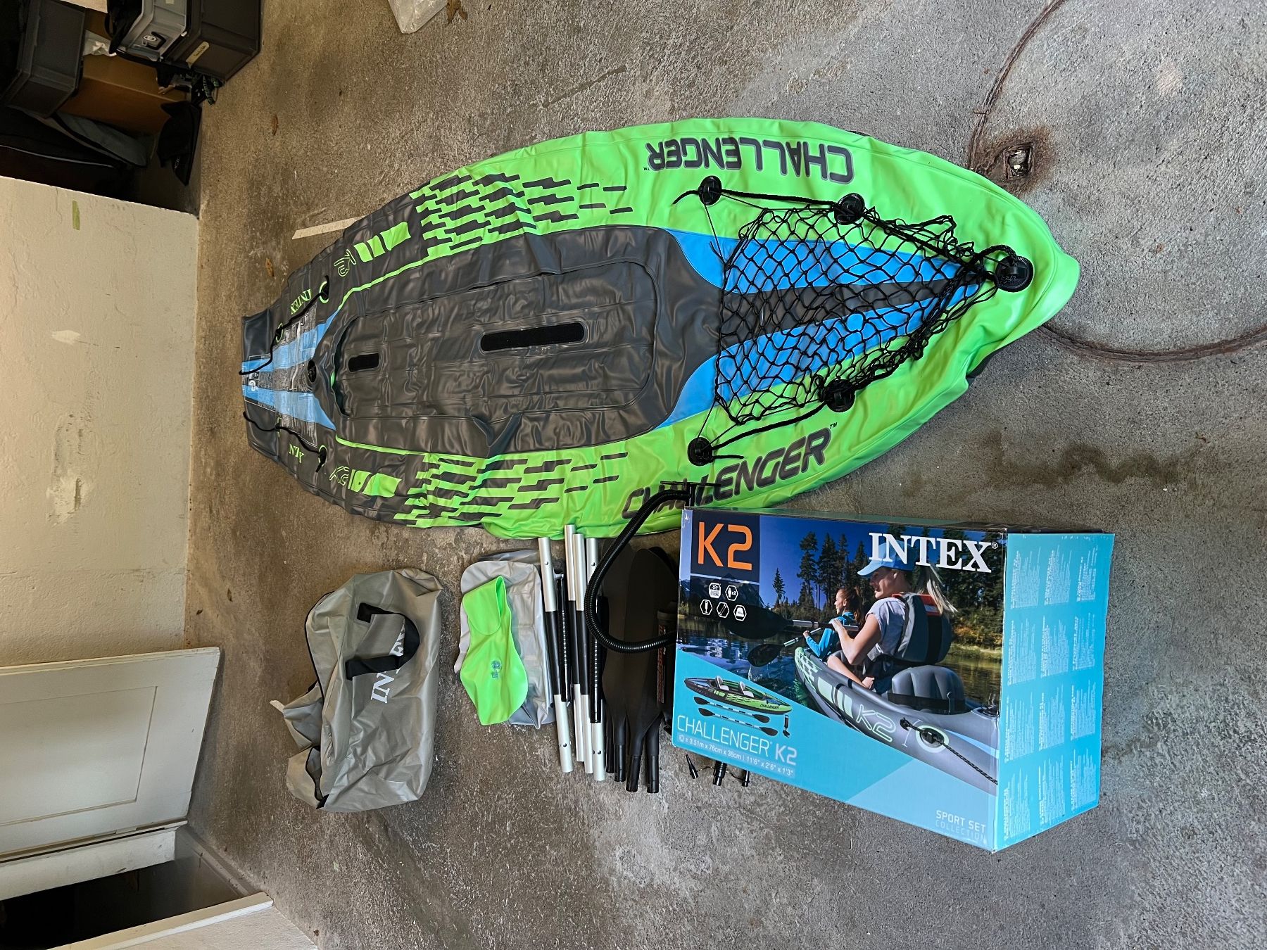 Bateaux: Schlauchboot Intex Challenger K2 neuwertig – D'occasion à Rieden AG par airbeat