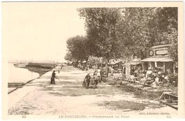 LE POULIQUEN - Promenade du PONT ca. 1910 (F)
