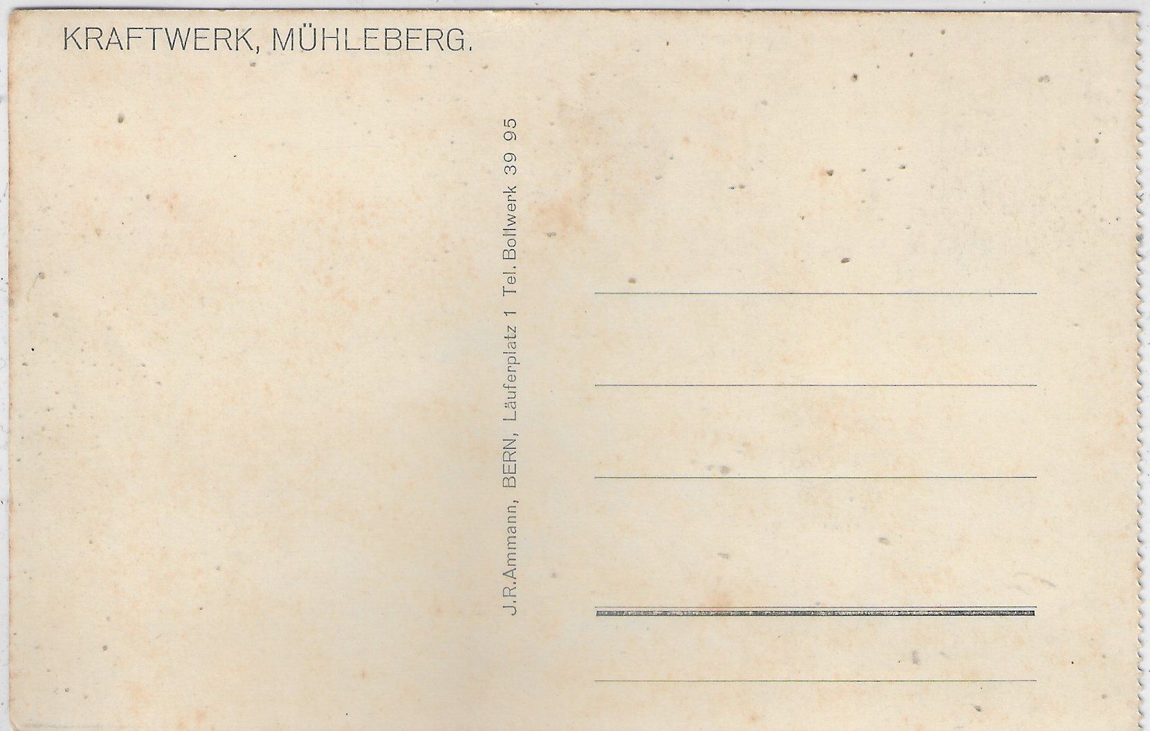 Cartoline postali: Kraftwerk - Mühleberg – Usato da Ettingen venduto da Kartenplanet 1