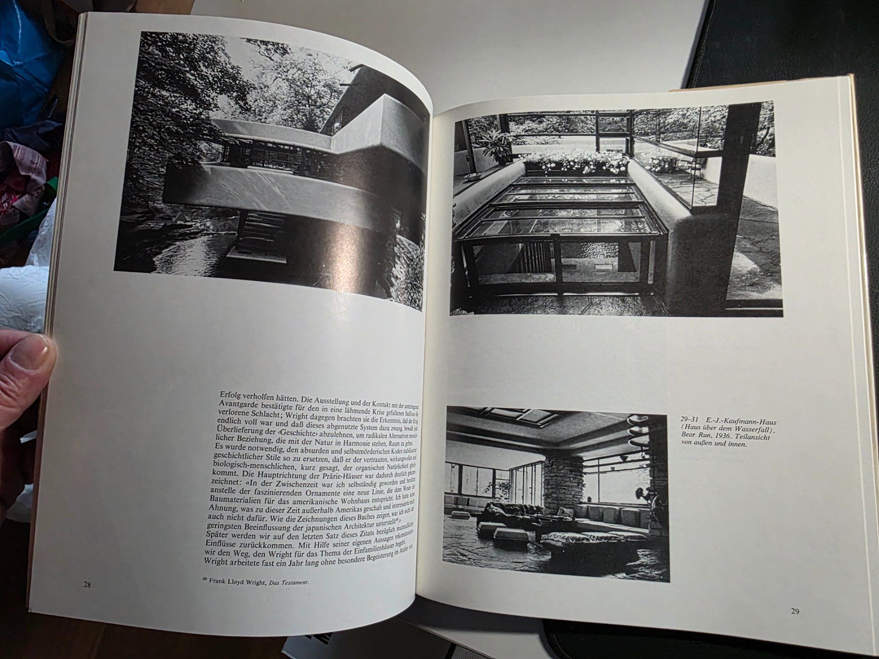Livres: Frank LL. Wright - Gestalter unserer Zeit - Luzern 1971 – D'occasion à Walterswil BE par Lonitti 7