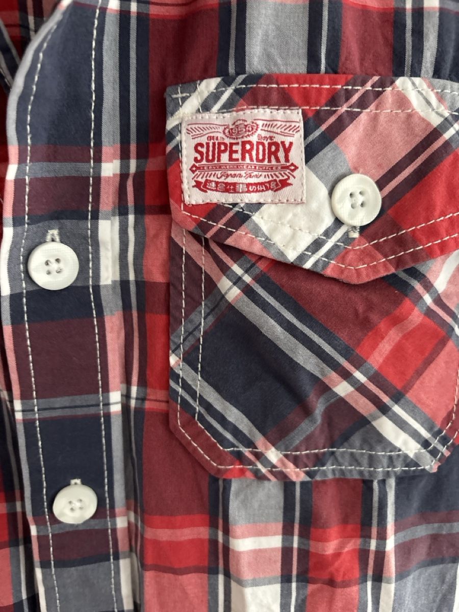 Camicie: Superdry Hemd, Grösse XL, Kariert – Usato da Affoltern am Albis venduto da Cmara 2