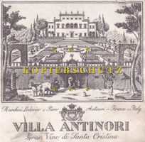 Etikette für Wein - Villa Antinori (Toscana) /bd