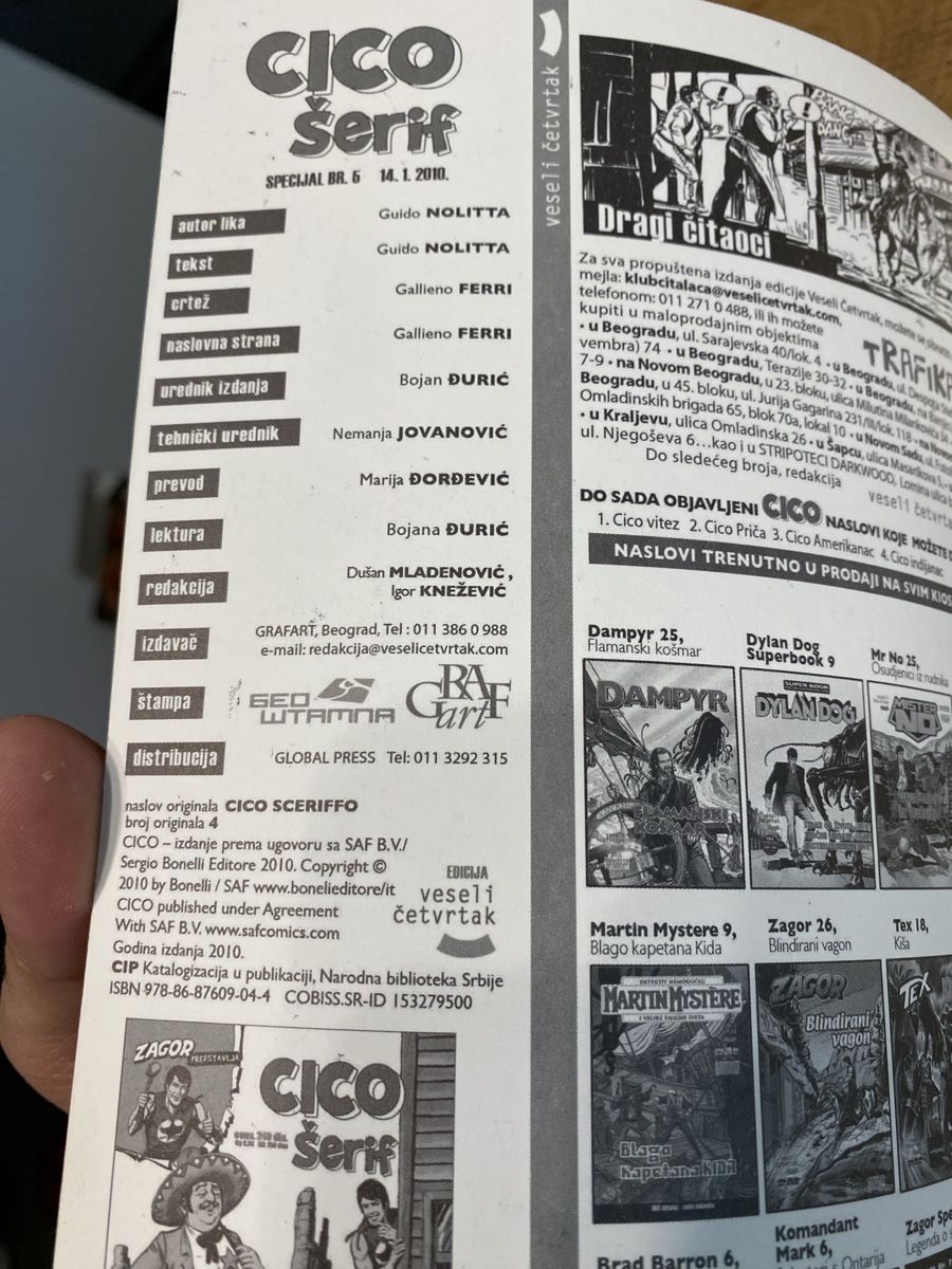 Comics: Cico Šerif, Comic, Serbisch – Gebraucht aus Jona von Mister_N0 2