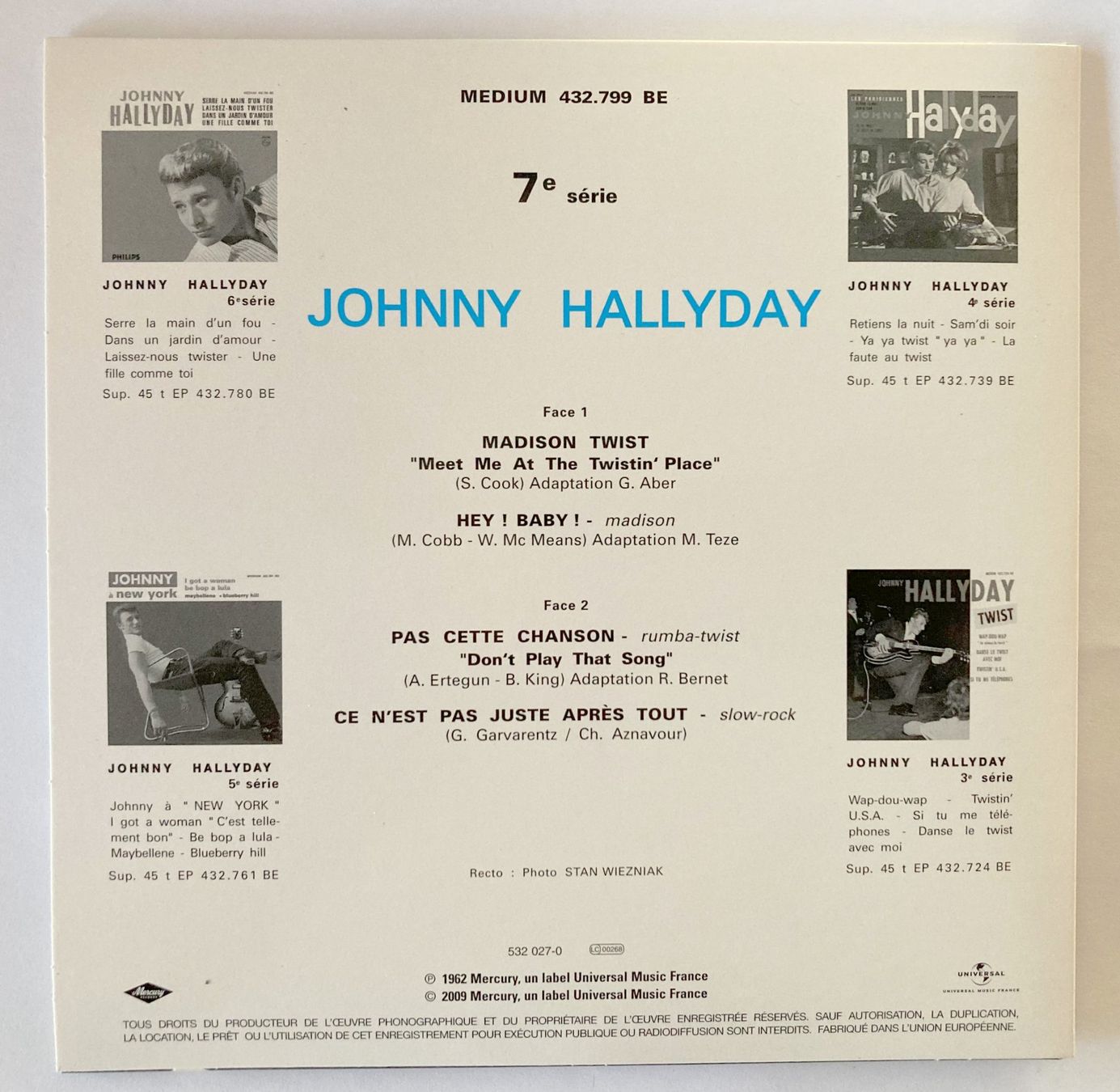 Schallplatten: JOHNNY HALLYDAY - MADISON TWIST – Gebraucht aus Bottens von hotter-than-hell 1
