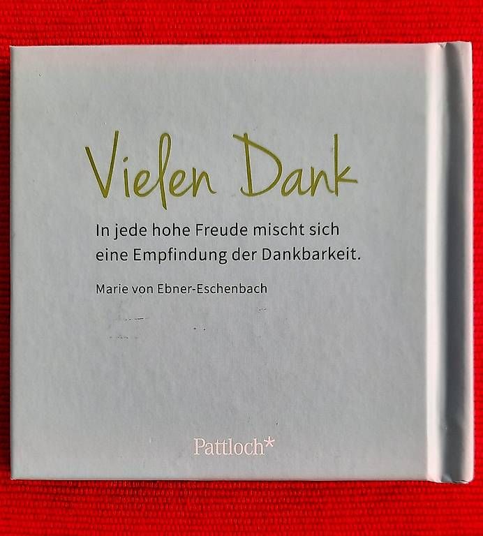Livres: Geschenkbuch "Danke" – D'occasion à Giswil par aethra 2