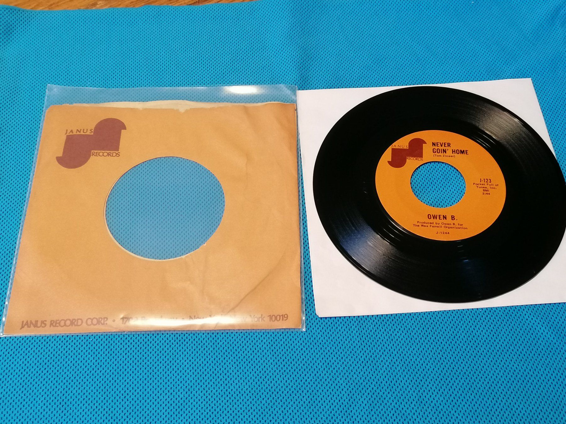Dischi in vinile: Owen B.– Never Going Home / Zigzag Man – Usato da Emmenbrücke venduto da lamorak 1