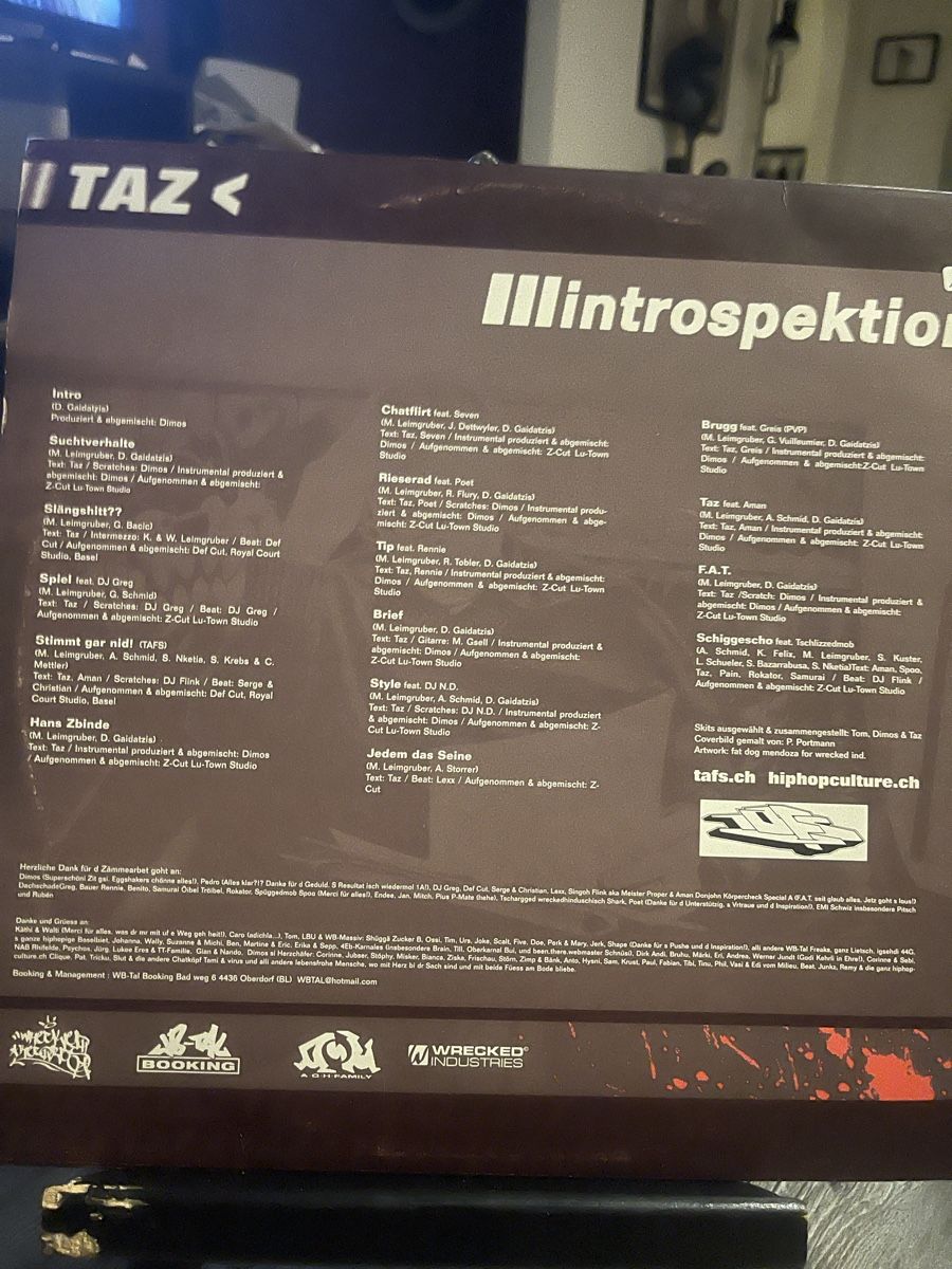 Schallplatten: TAZ / Introspektion  – Gebraucht aus Dagmersellen von stonefinger 1