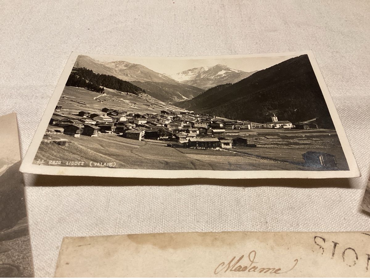 Cartoline postali: LIDDES 4 pièces  dés 1833 en lot – Usato da Luc (Ayent) venduto da Rebouille 2
