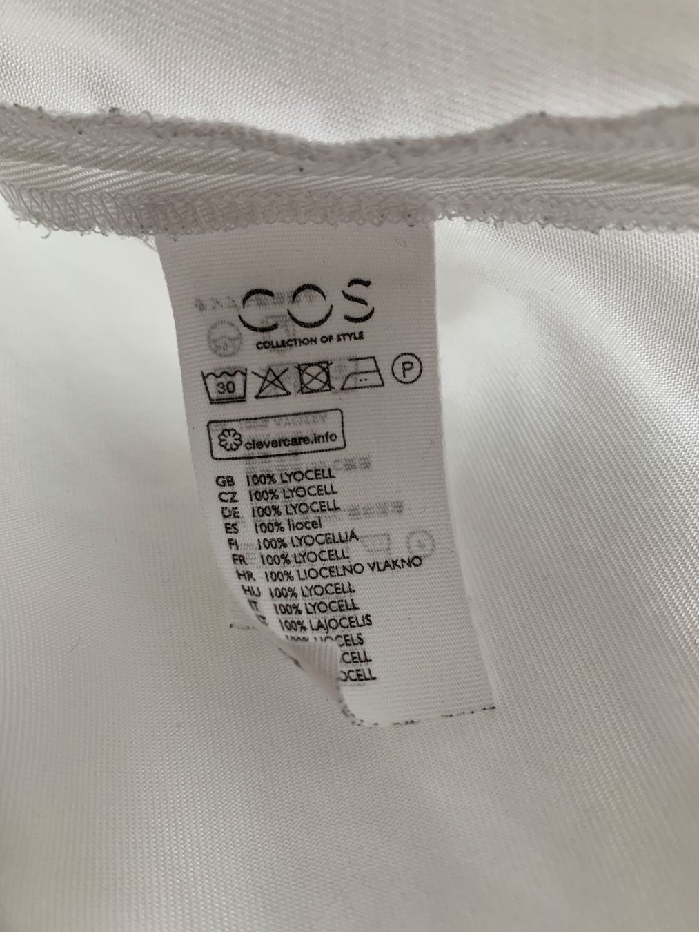 Cos Blusen: COS — Bluse weiss – Gebraucht aus Seon von  2