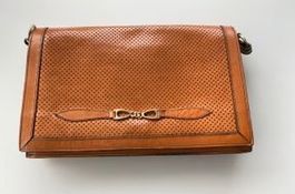 Vintage Ledertasche hellbraun