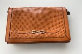 Vintage Ledertasche hellbraun