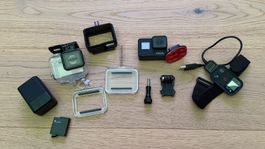 GoPro HERO7 Black Action Camera mit Zubehör guter Zustand