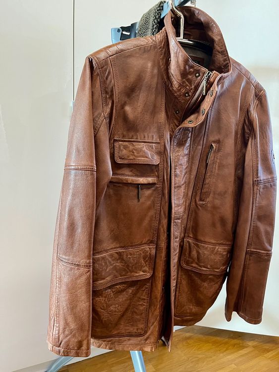 Verwunderlich Echtleder Jacke Herren Bilder