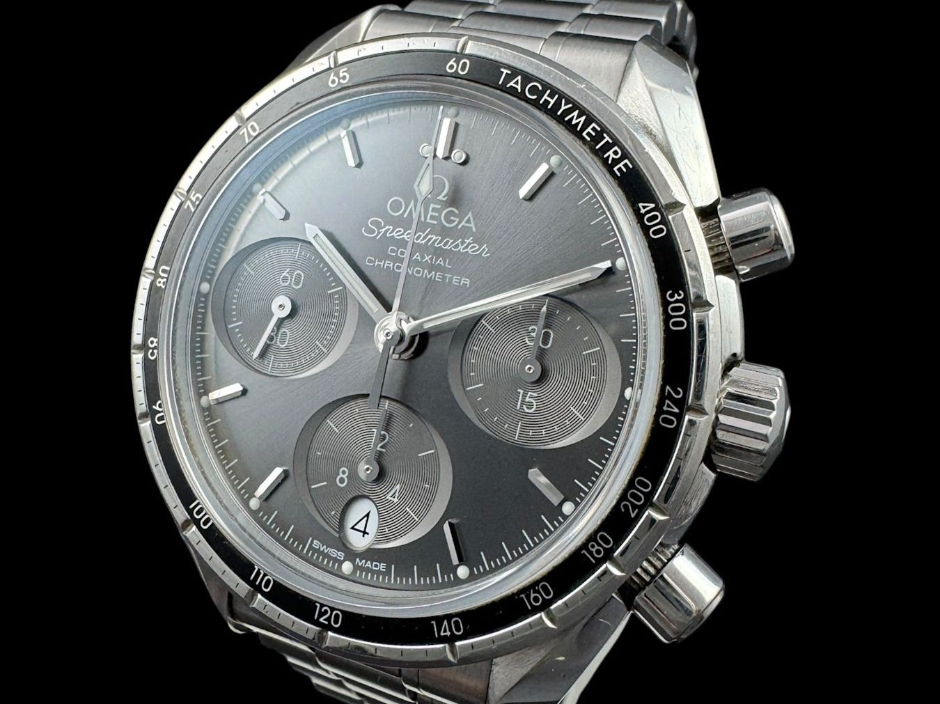 Omega Uhren: Omega Speedmaster Chrono Automatic 38mm Fullset *U1043 – Gebraucht aus Zürich von GalerieInauen