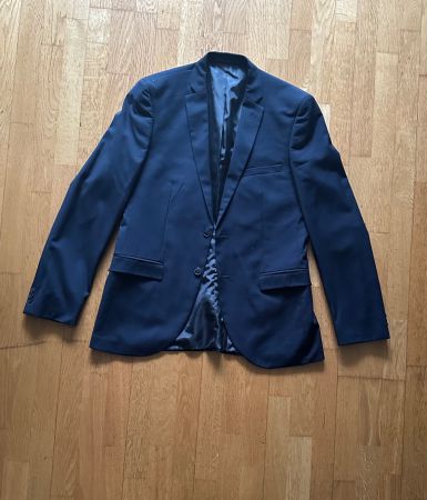 Eleg. Herrenanzug Gr. 50 Dunkelblau Top Zustand