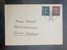 Schweiz 1945 Sonderstempel Tag der Schweizer Spende Satz