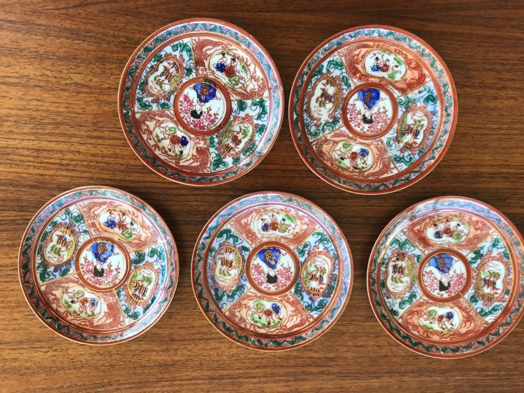 Set di piatti: Moriage Teeservice mit Geishalithophanie – Usato da niederbipp venduto da Esbenz 4