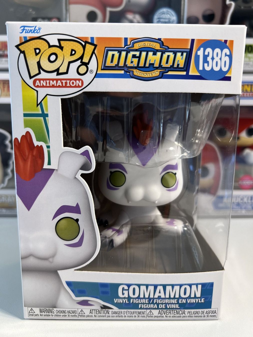 Funko Statuette: Funko POP! Animation Digimon Gomamon – Nuovo e nell'imballaggio originale da Le Mouret venduto da perfectbijou