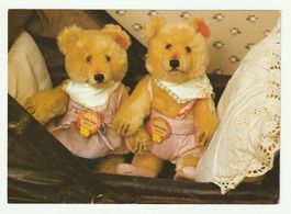 AK, Zwei Steiff-Bären der Marke "Teddy-Baby“