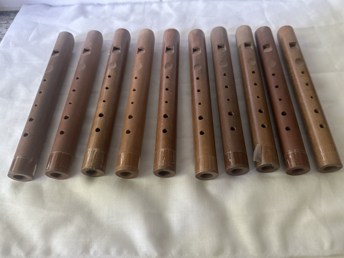 Strumenti musicali: 10 Holzflöten-Set von G.E. Huber, Horhen, VEZ  – Usato da Zürich venduto da Chaeffeler 1
