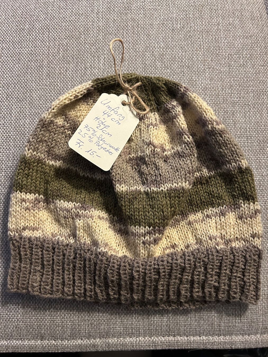 Hüte, Mützen & Caps: selbstgestrickte Kappe – Gebraucht aus Obergösgen von Andre118