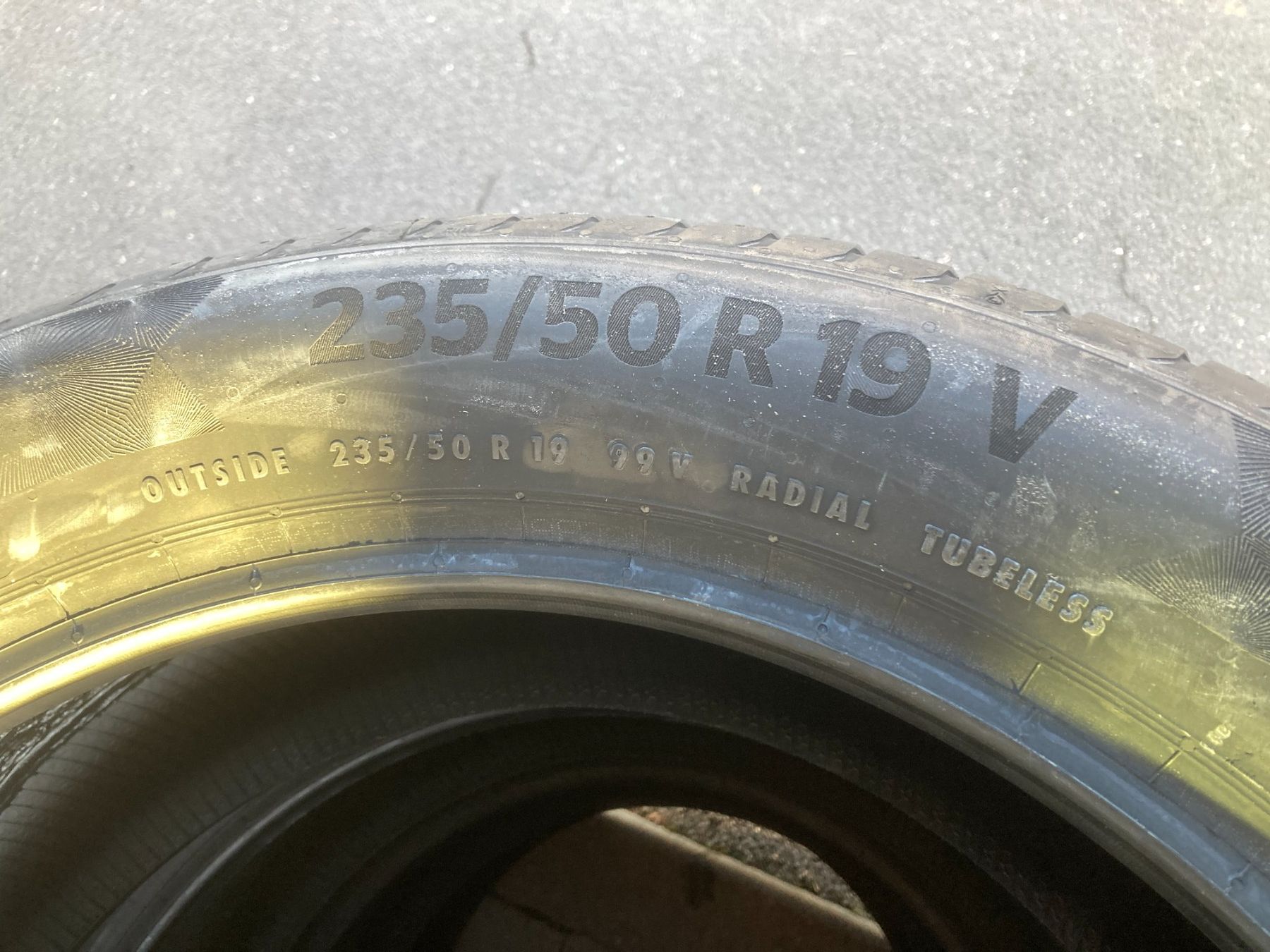Continental Pneumatici & Ruote complete: 235/50R19 Sommerpneu Continental – Nuovo e nell'imballaggio originale da Cham venduto da WB2223 3