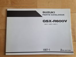 Suzuki GSX-R600V Teilekatalog (1997-1) - 2nd Edition