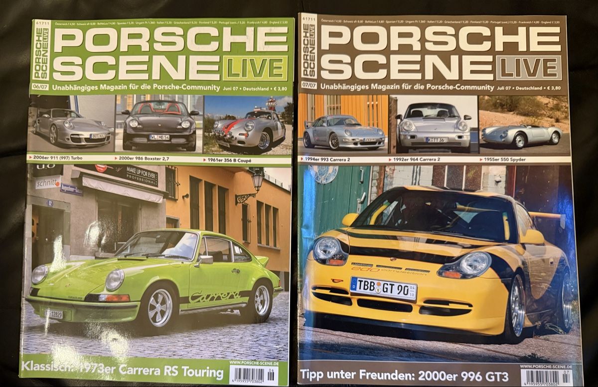Riviste & Magazine: Porsche Scene Magazin - 06/07 2007 – Usato da hunzenschwil venduto da Oldipark