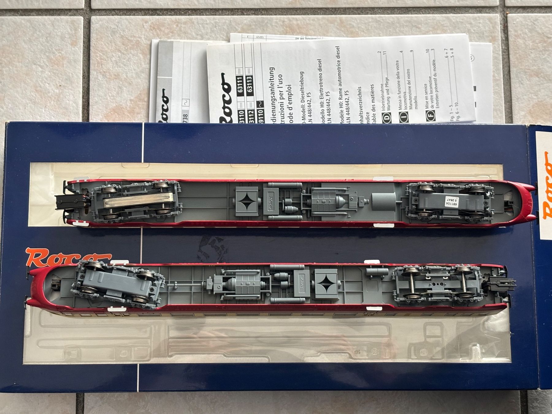 Roco Modellini di ferrovie: Roco 69110 ALn 448/460 TEE FS Digital DCC – Nuovo (secondo la descrizione) da Hauterive NE venduto da eriamch 4