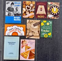 Konvolut alte Broschüren Kochen Rezepte Werbung Backen