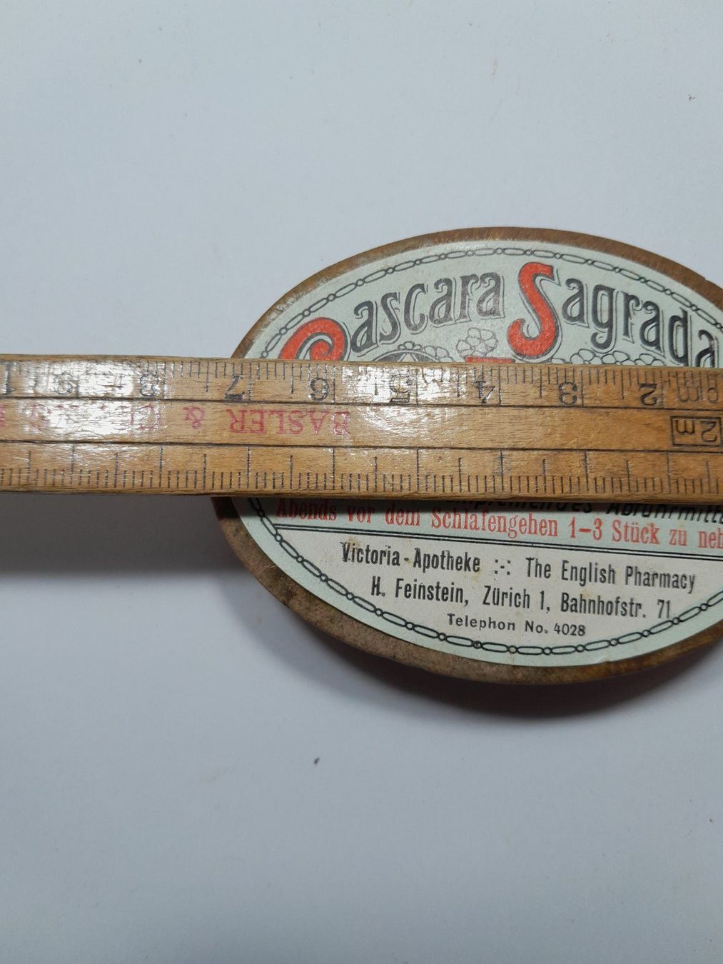Barattoli: Vintage Kartonbox - Dose - Cascara Sagrada Tabletten – Usato da Männedorf venduto da Bel-view 4