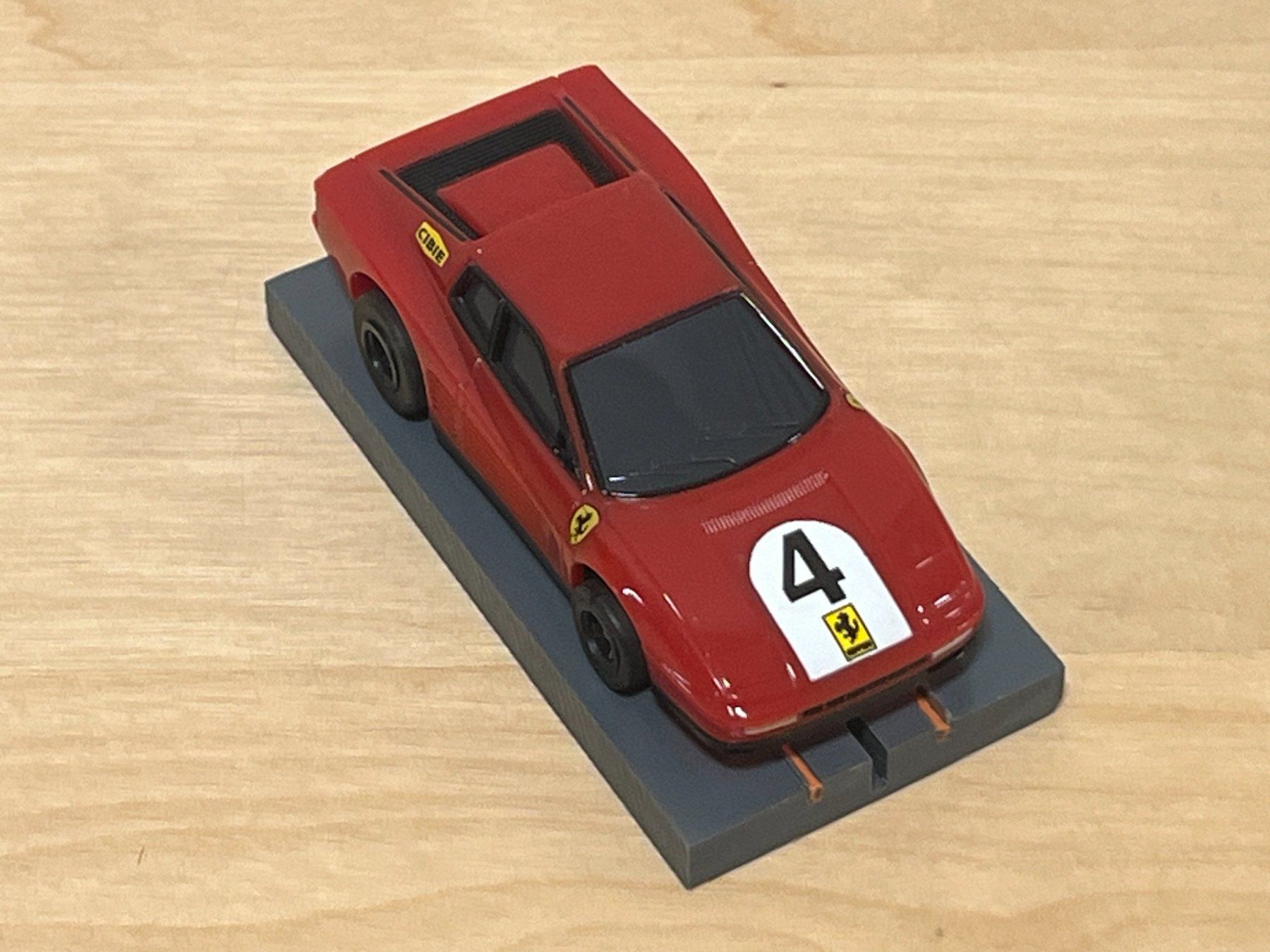 Rennbahnen: Tomy AFX Ferrari Testarossa #4 "Cibié " Dunkelrot – Neu (gemäss Beschreibung) aus Bülach von h0slotch 6