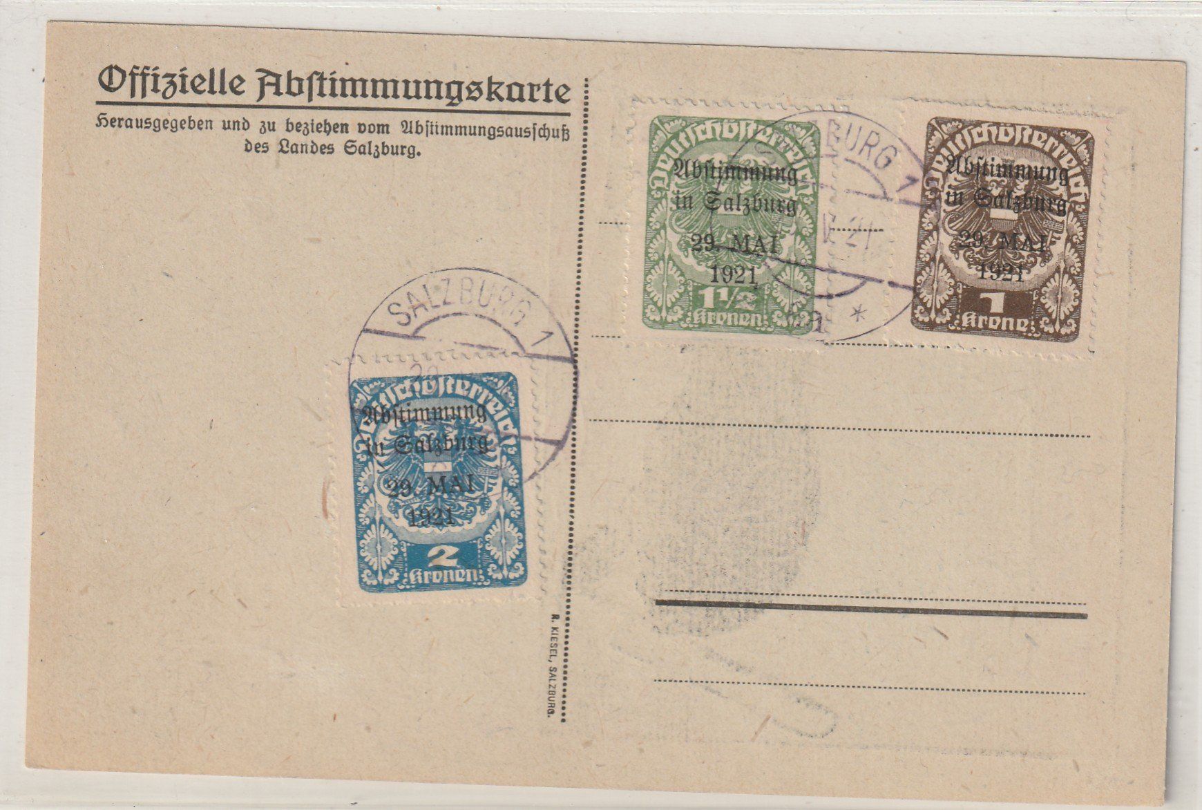 Cartoline postali: Österreich Salzburg – Usato da Rorschacherberg venduto da fratovi2 1