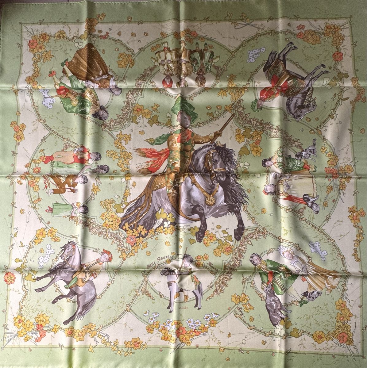 Hermès Foulards & écharpes: Hermès carré 90 Les Petits princes – Neuf (Voir description) à Genève par Allisgood 1