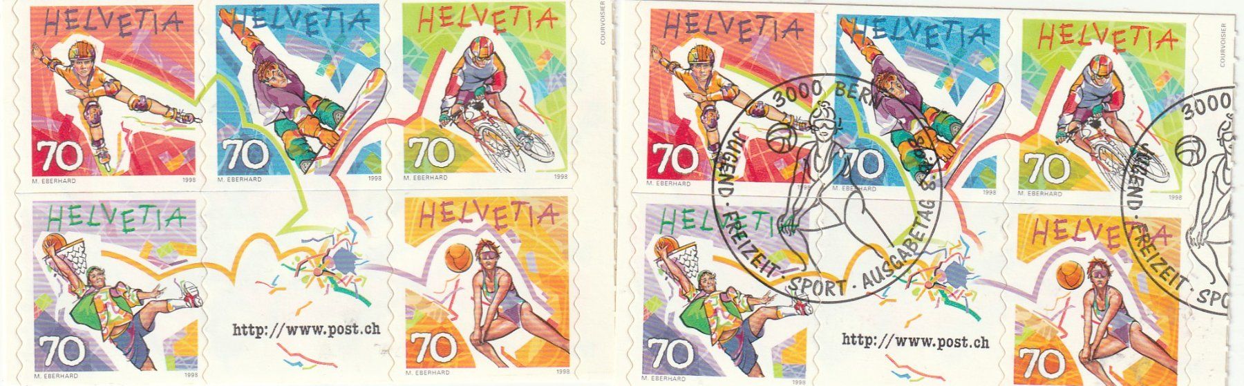 Tutti i francobolli: Swiss Post Briefmarken Abo Lot  Dauermarken / Markenheftchen – Usato da Rupperswil venduto da Ema10 2